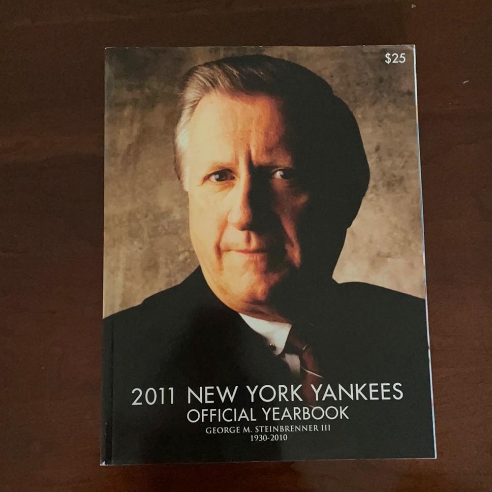 2011 NYYankees official yearbook. John Steinbrenner on cover.